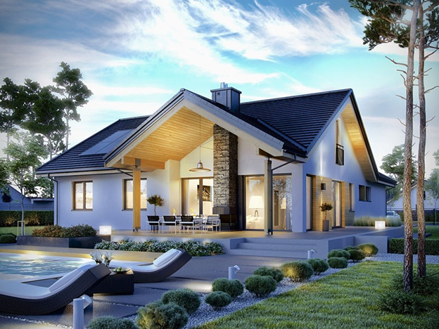 Biệt thự nhà vườn 1 tầng
