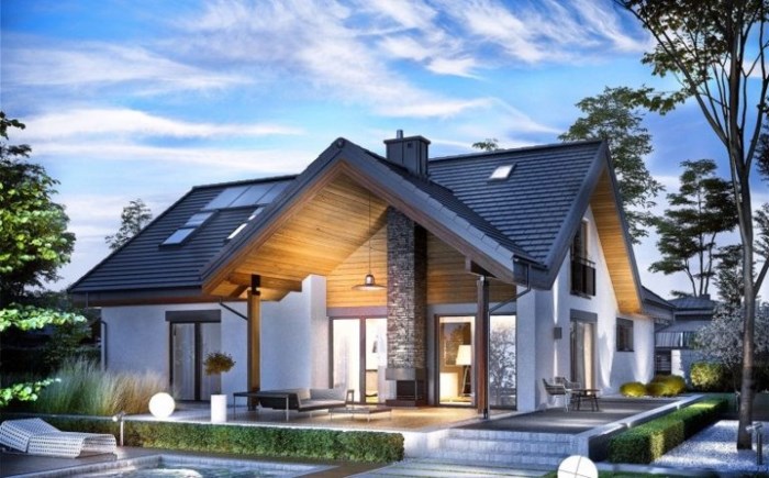 biệt thự 1 tầng đẹp
