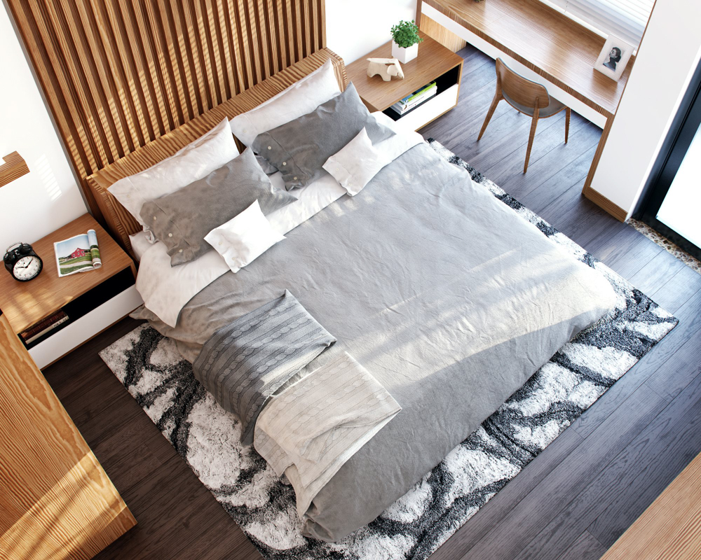 Phòng ngủ thứ 2 luôn chan hoà ánh sáng