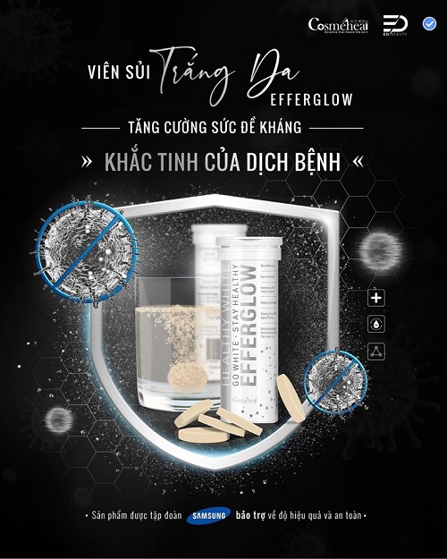 Healthy White EfferGlow - Da trắng sáng tăng sức đề kháng