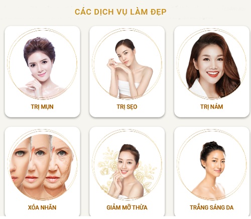 một số dịch vụ thẩm mỹ làm đẹp ở lux beauty center