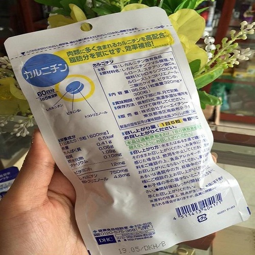 Thuốc giảm cân L-Carnitine DHC review chi tiết từ người dùng