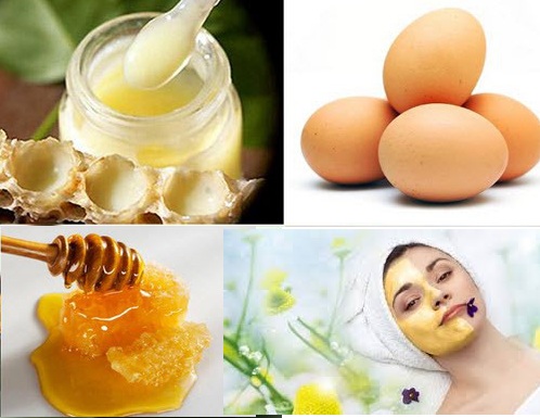 mặt nạ trị nám tàn nhang bằng sữa ong chúa, trứng gà và mật ong