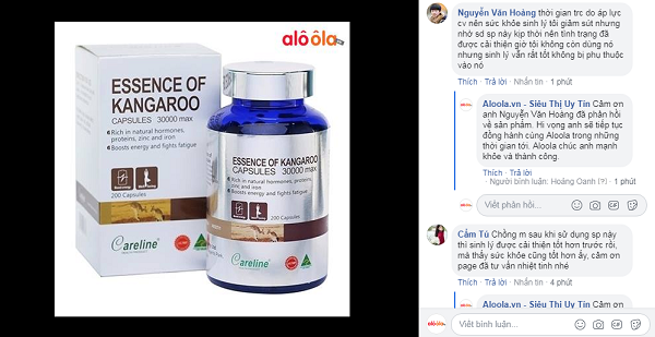 Review Essence Of Kangaroo 30000 Max tăng cường sinh lý nam