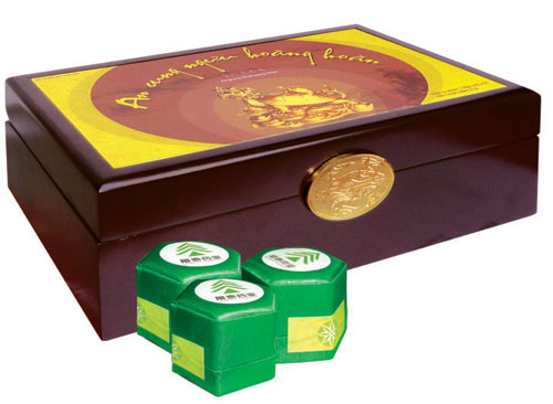 An cung ngưu rùa vàng hộp 3 viên Trung Quốc có tốt không?