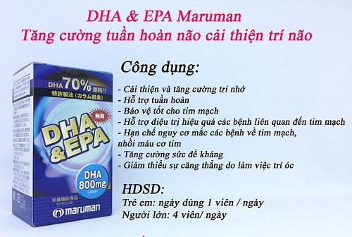 công dụng của viên bổ não bổ não dha & epa