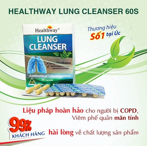 99% khách hàng đã sử dụng đánh giá hài lòng về healthway lung cleanser