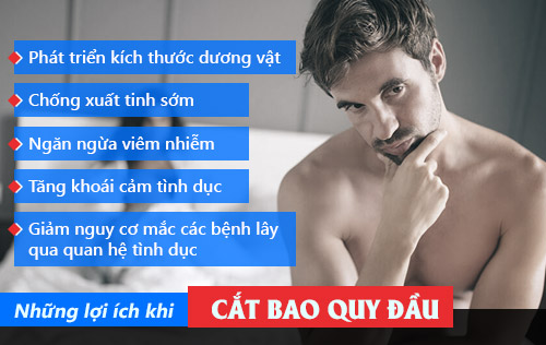 trị xuất tinh sớm bằng tiểu phẫu cắt bao quy đầu