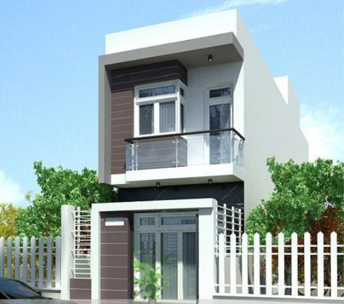 mẫu nhà ống 2 tầng đẹp