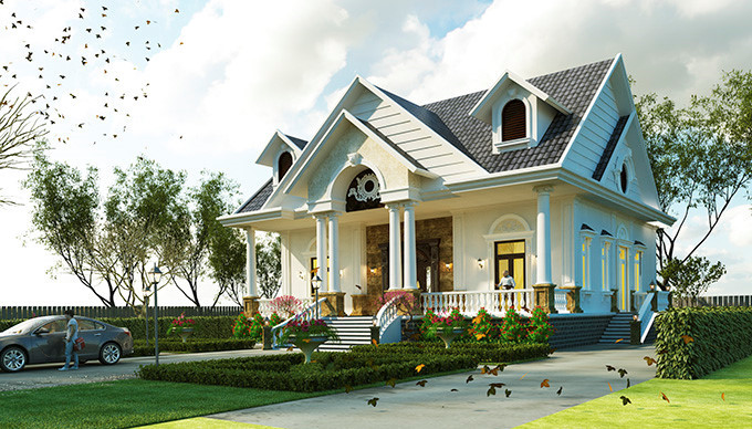 biệt thự mini hiện đại đẹp