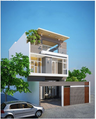 biệt thự 2 tầng rộng 70m2
