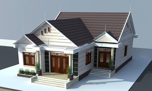 thiết kế biệt thự mái Thái tân cổ điển