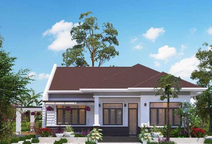 biệt thự mái Thái có sân vườn và hồ bơi
