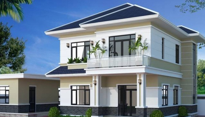 nhà sơn trắng