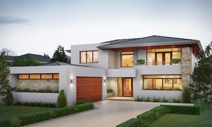 biệt thự 2 tầng gọn đẹp