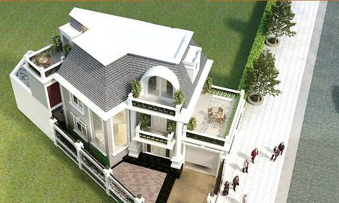 biệt thự 2 tầng 80m2