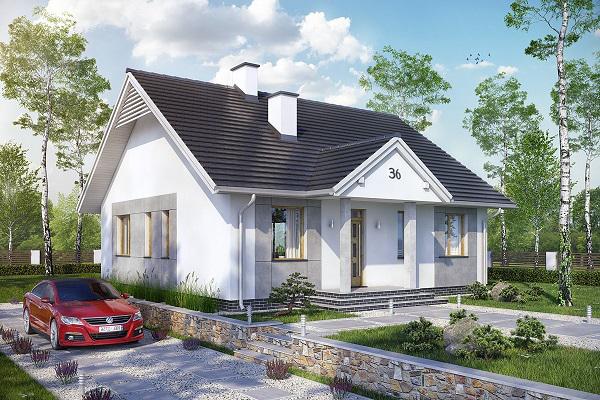 mẫu nhà cấp 4 mái Thái đẹp