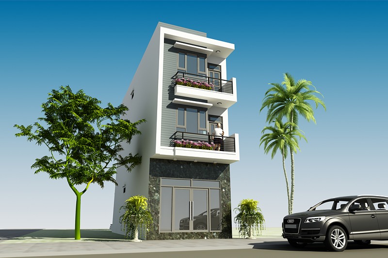nhà ống 3 tầng