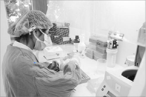 Xét nghiệm phát hiện lao. Ảnh: TM
