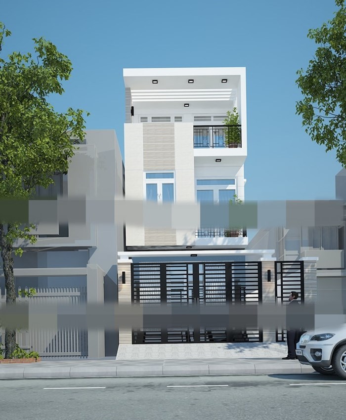 nhà phố 2 tầng 1 tum