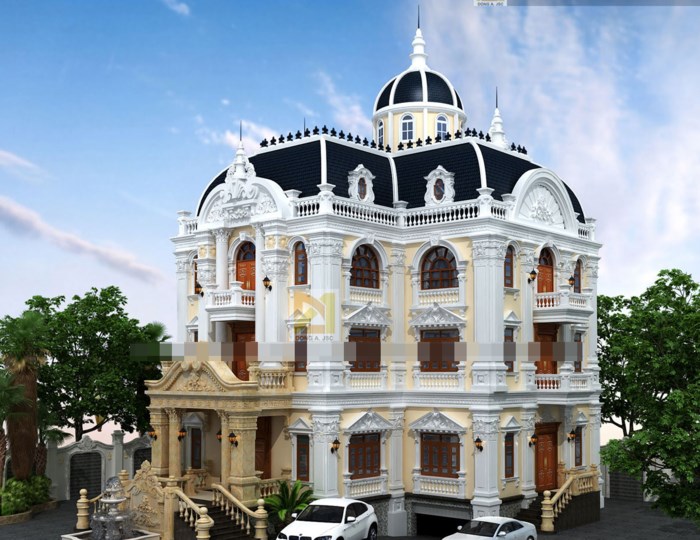 biệt thự lâu đài cổ điển