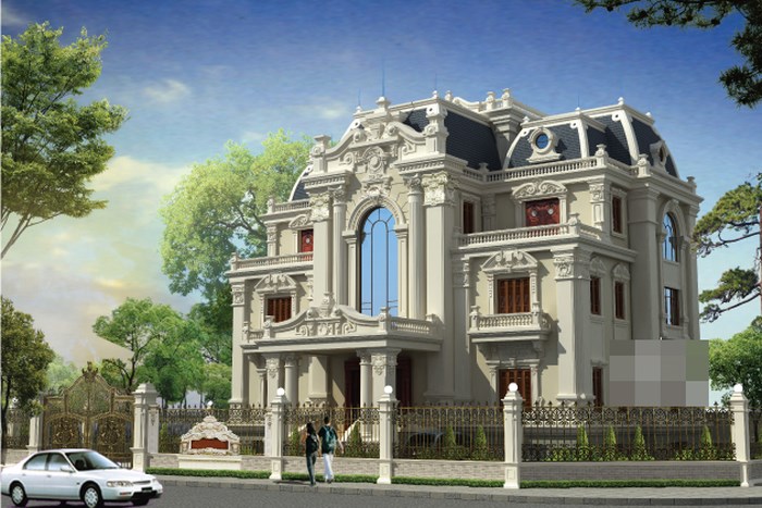 biệt thự lâu đài cổ