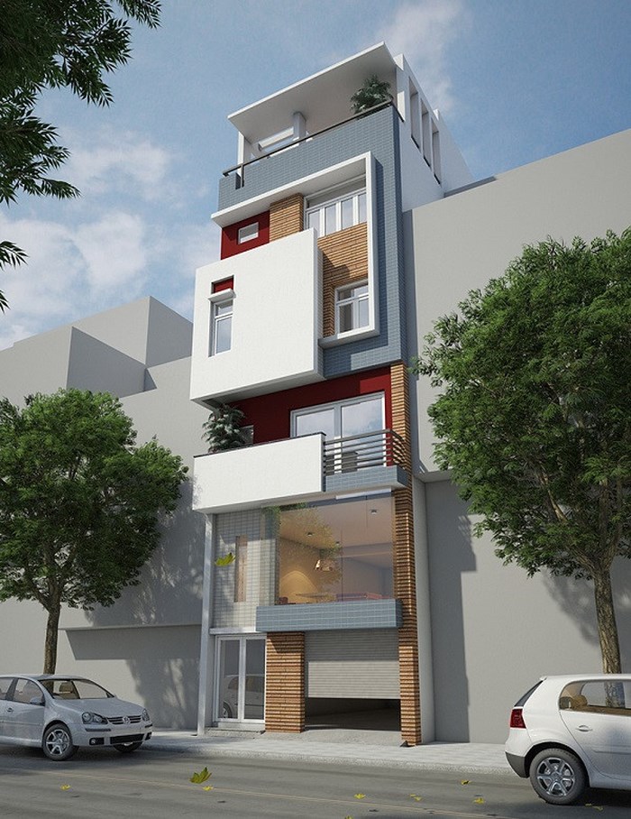 nhà ống có tầng hầm