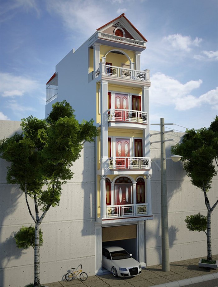 nhà ống có tầng hầm