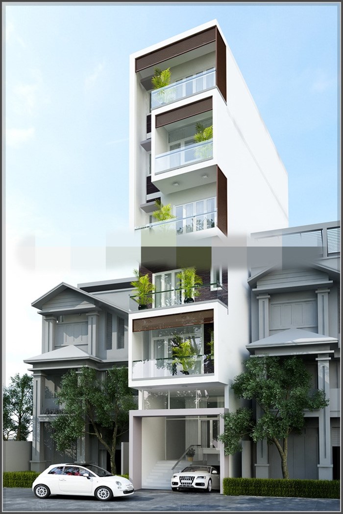 nhà ống có tầng hầm