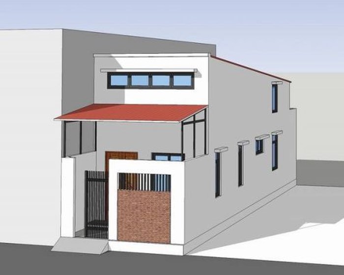 nhà cấp 4 gác lửng