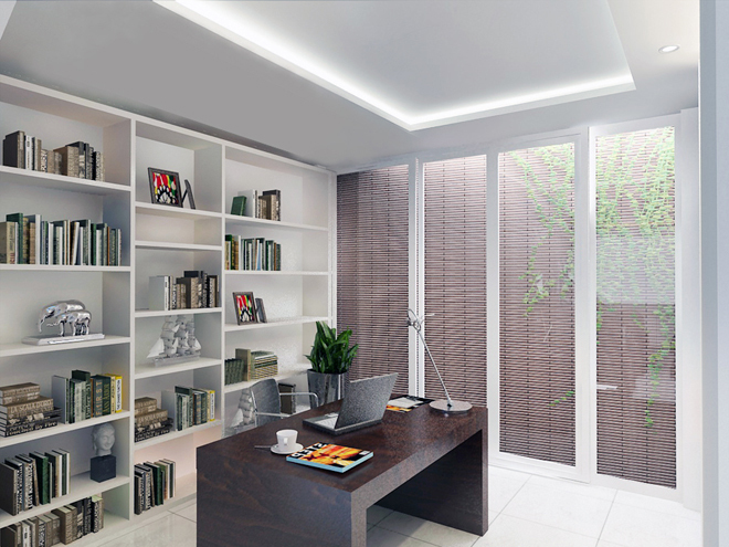 KTS cũng đã thiết kế thêm phòng thư viện ở tầng 2