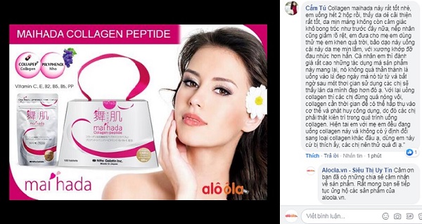 Review viên uống Collagen Maihada trên aloola.vn