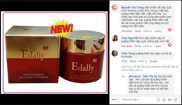 kem mắt Edally