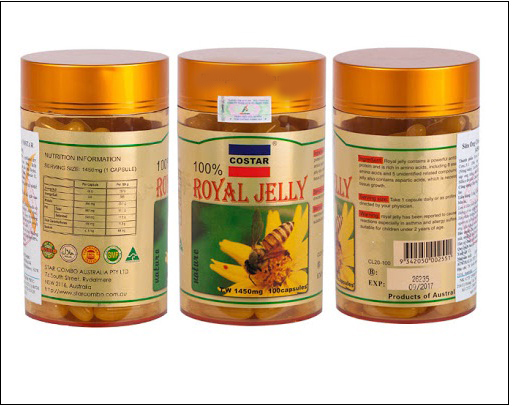 sữa ong chúa của úc costar royal jelly 1450mg