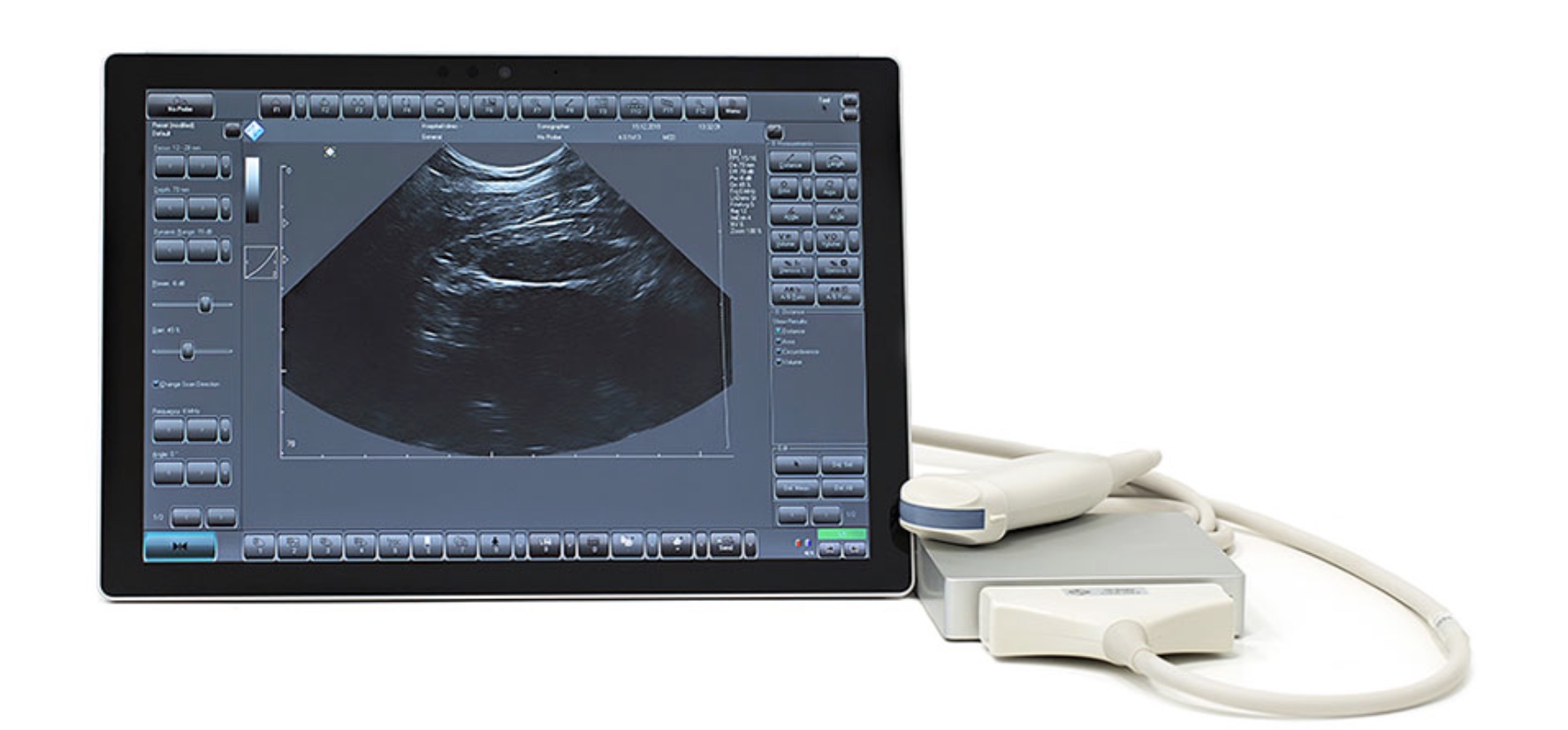 Bild des µSono-SW-Sonografiegerätes