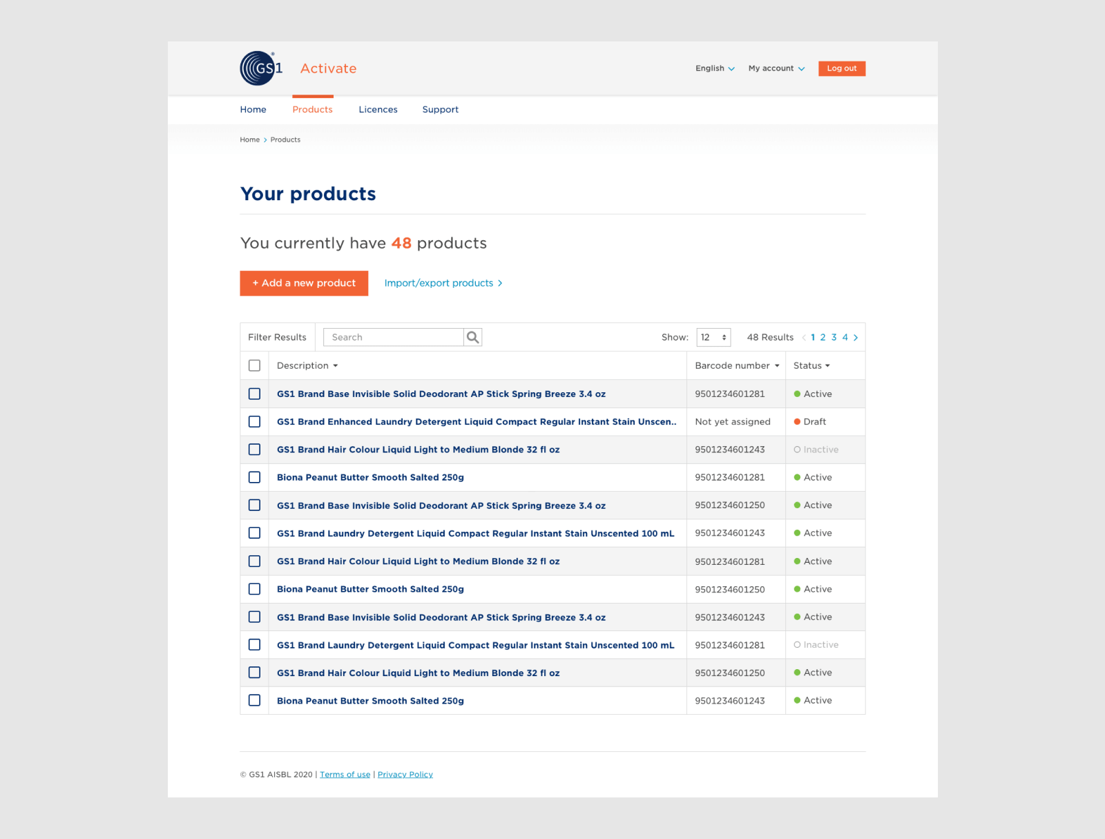 A web page design