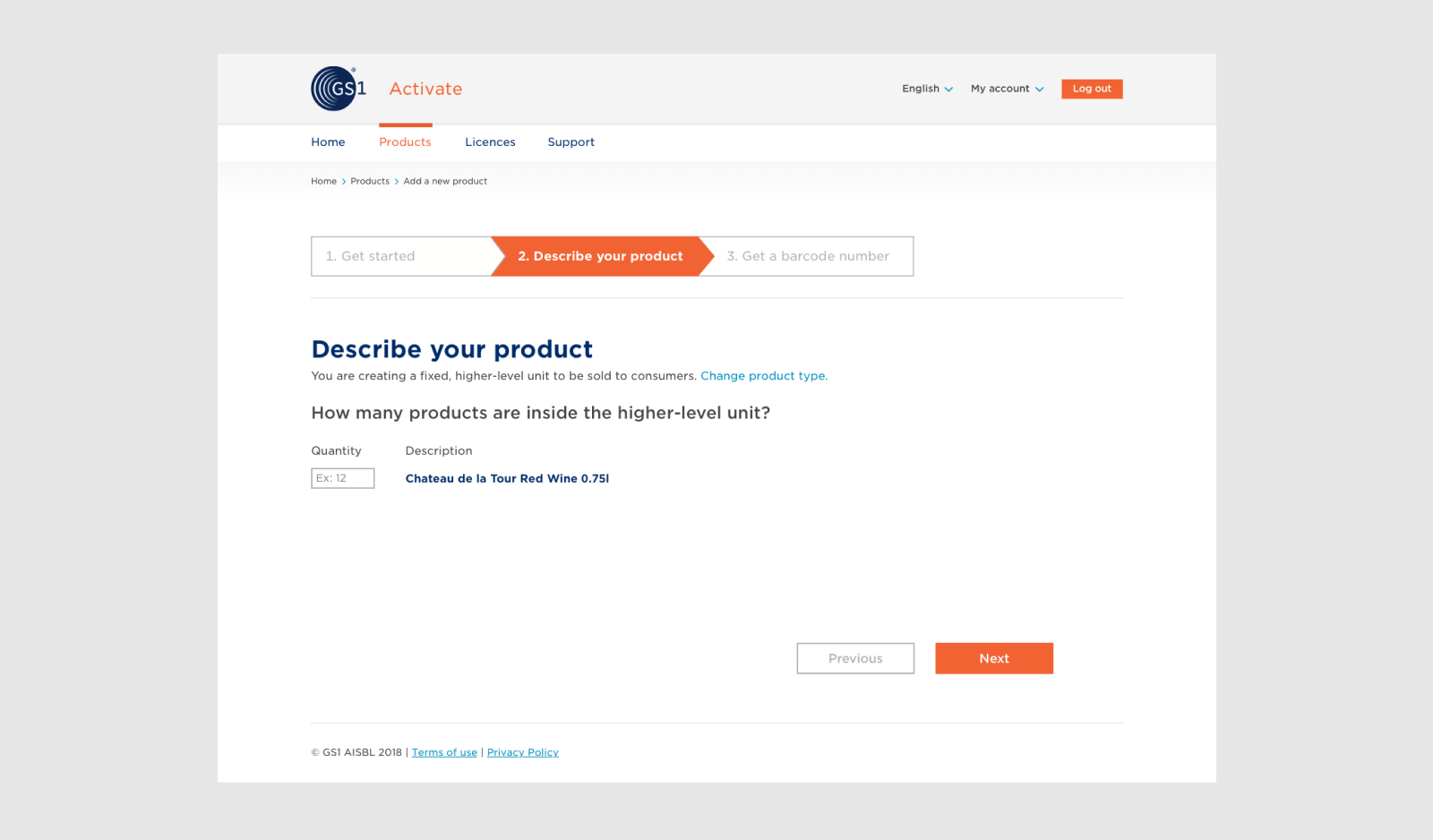 A web page design