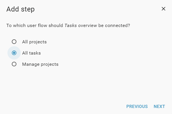 select-user-flow-to-navigate-to