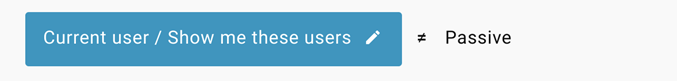 Show passive users. Triggre no-code app builder.
