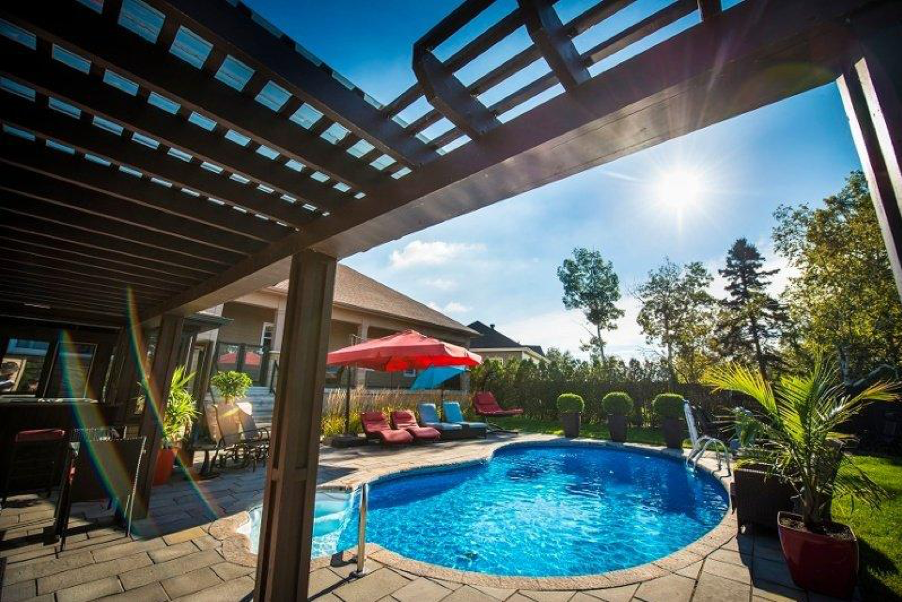 pergola pour délimiter votre espace