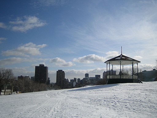 Parc du Mont-Royal, winter 07-02-2006, kiosque ou pavillon