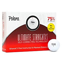 Polara Ultimate Straight XS Self Correcting 3 Piece Golf Balls