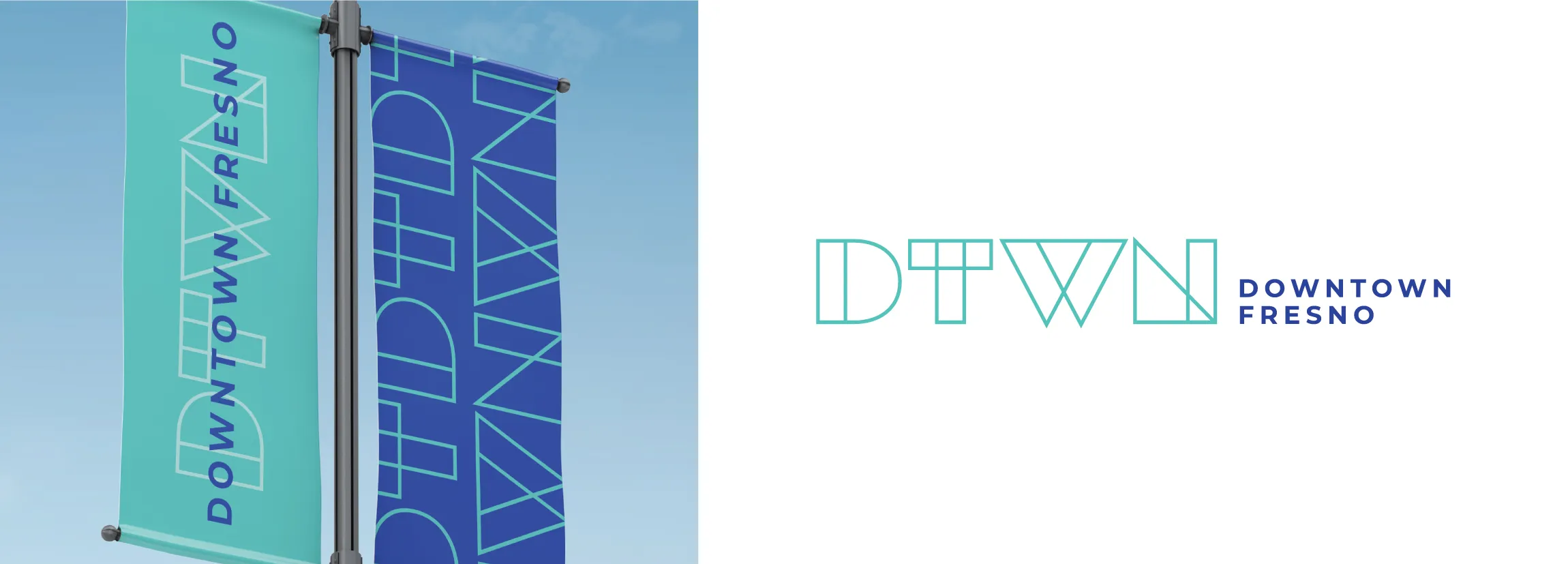 Logo design concept for Downtown Fresno
