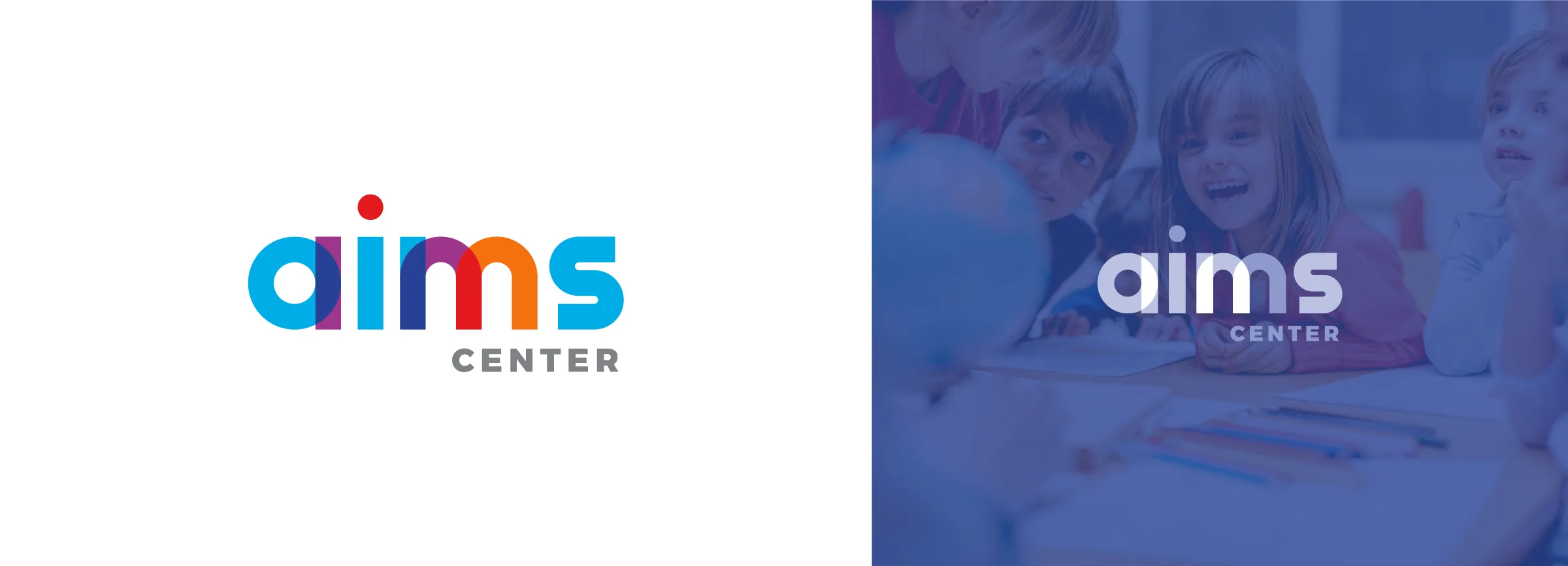 Brand identity design for AIMS Center
