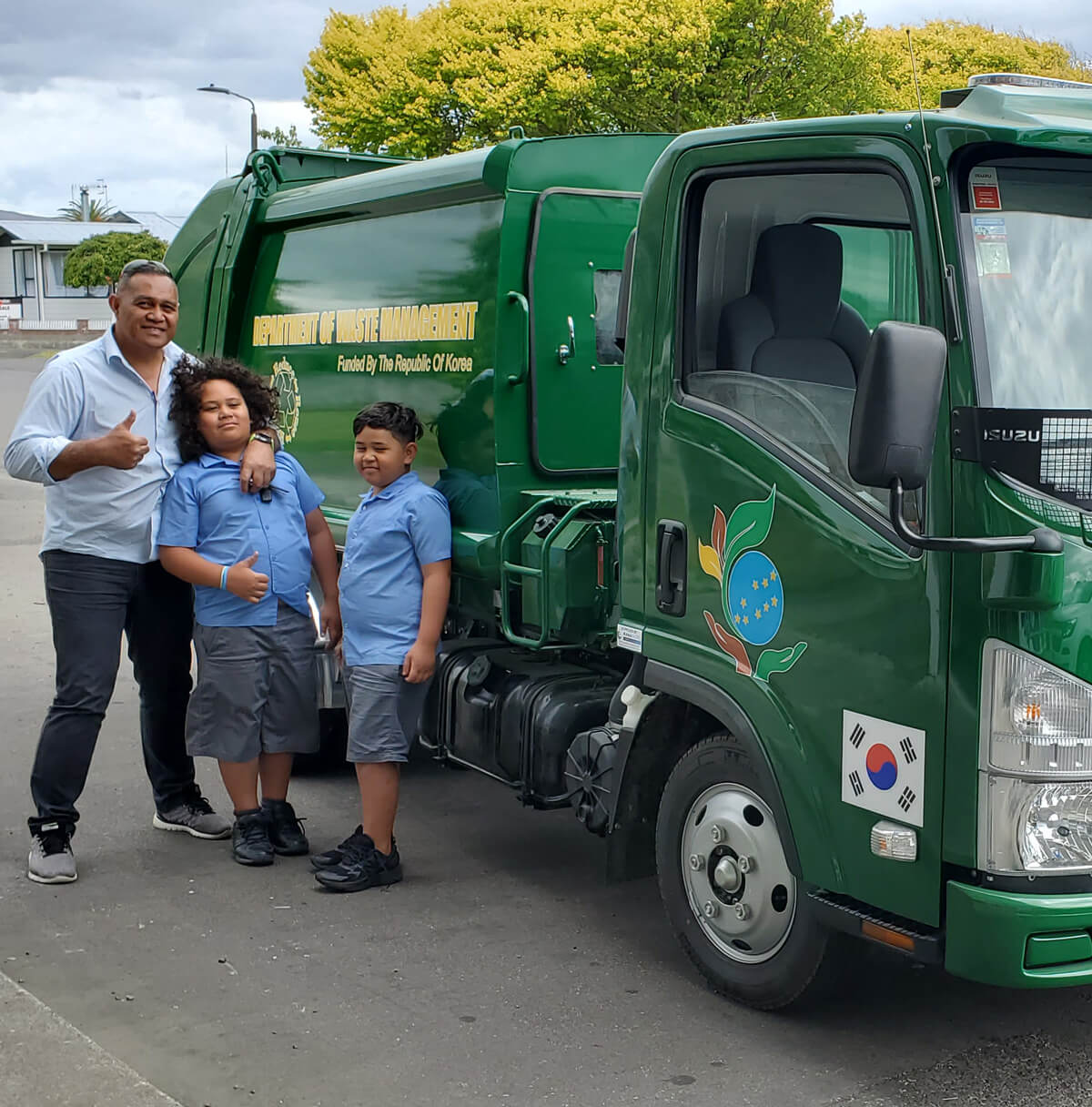Dump truck Procured for Tuvalu of Waste management