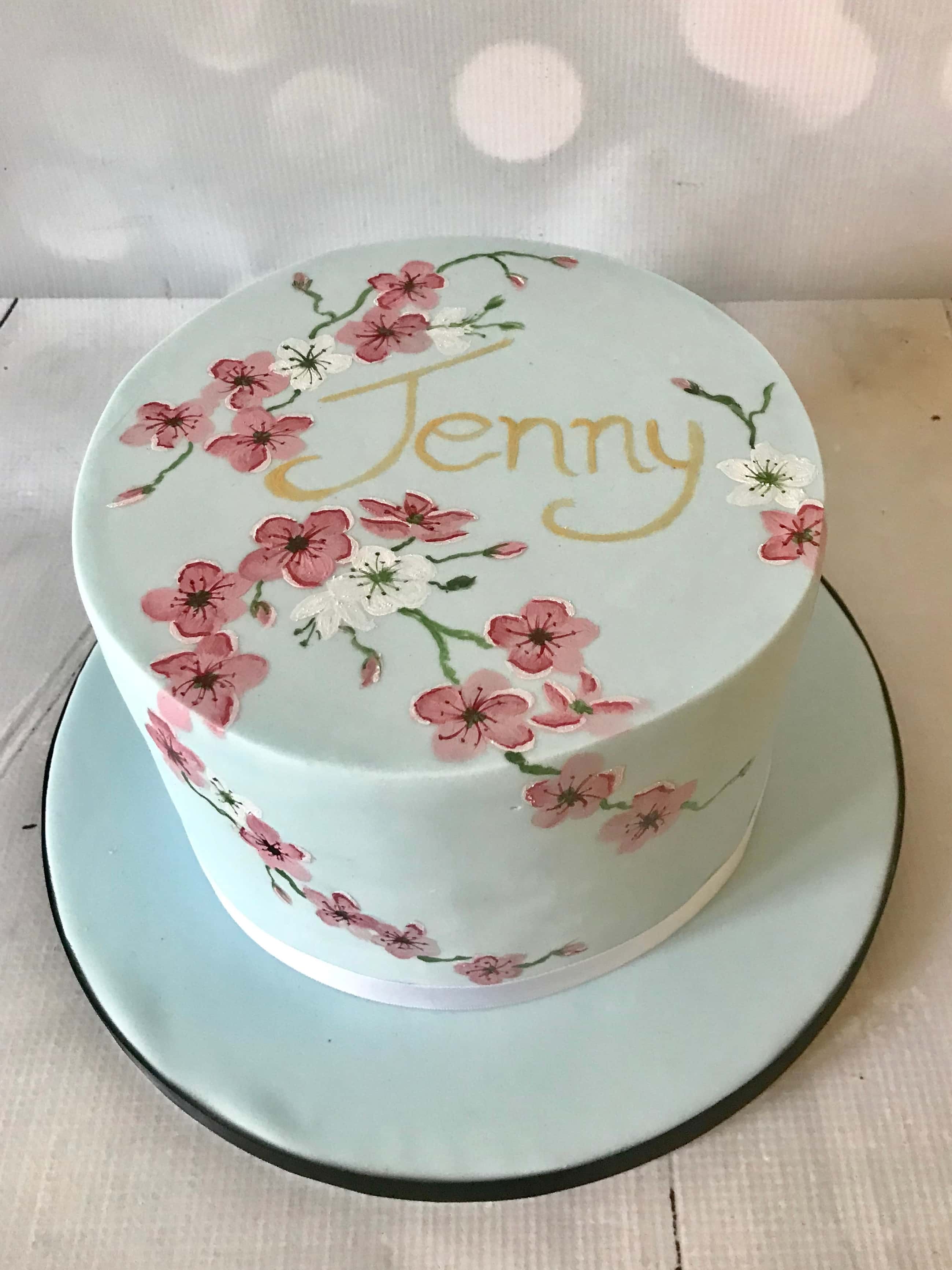 Spring Lily Blossom Cakes - khn147u