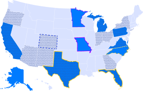 united states map