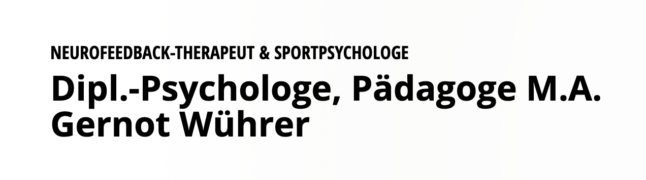 Praxis für Neurofeedback - Sportpsychologie - Verhaltenstherapie im Herzen Münchens
