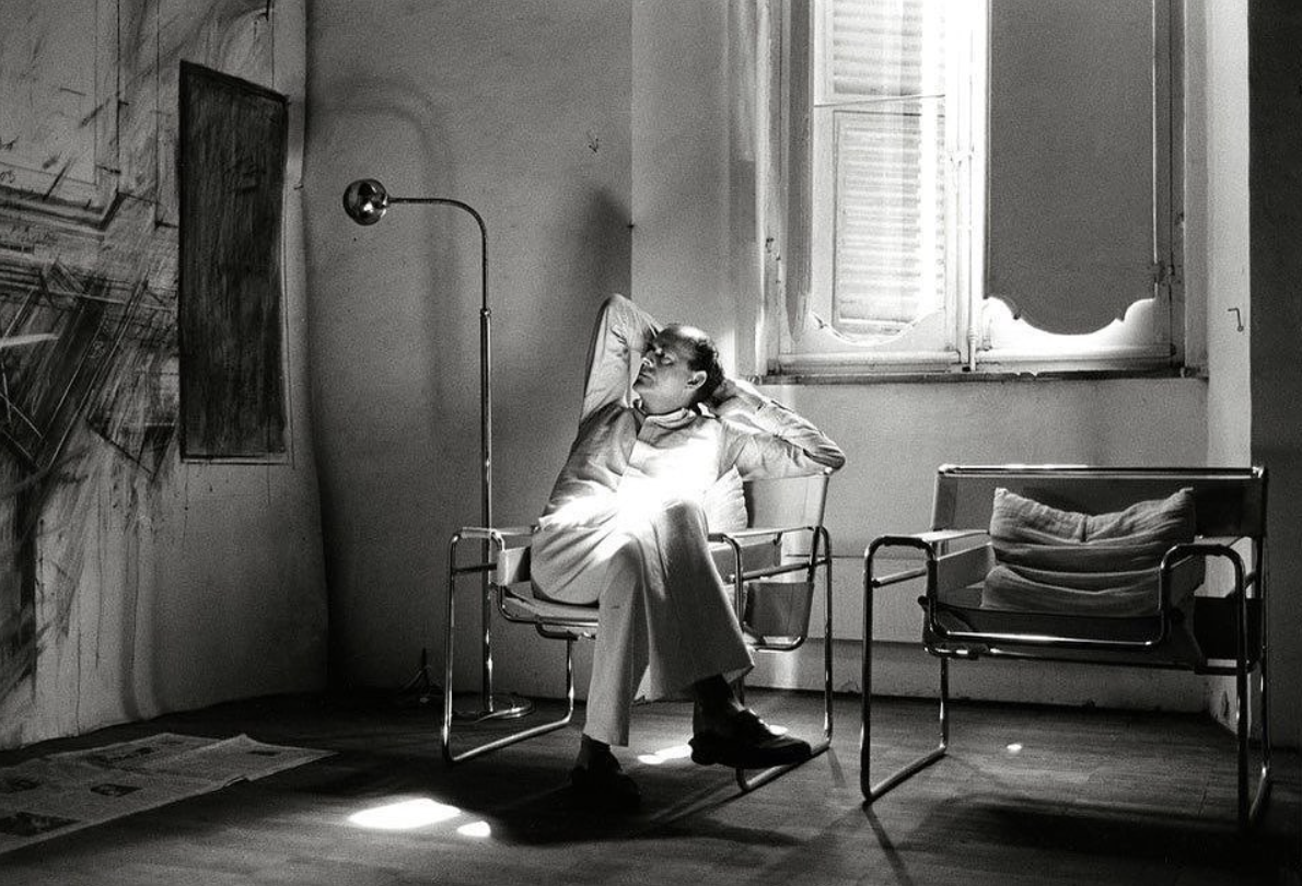 Man sitting in chair