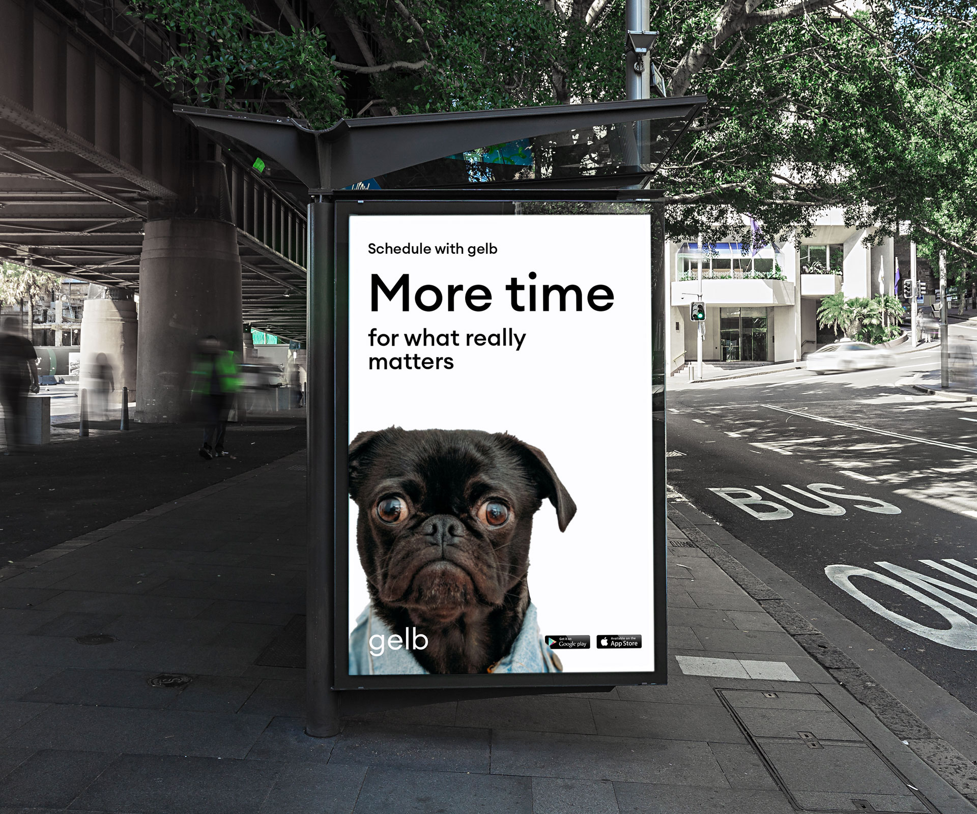 Gelb poster mockup